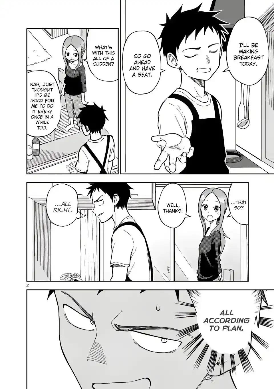 Karakai Jouzu no (Moto) Takagi-san Chapter 158 2